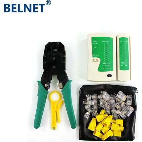 Portable Ethernet Network Tool Cable Tester Kit RJ45 Crimper Plug Crimping tool Set Punch Down RJ11 Cat5 Cat6 Wire Line Detector