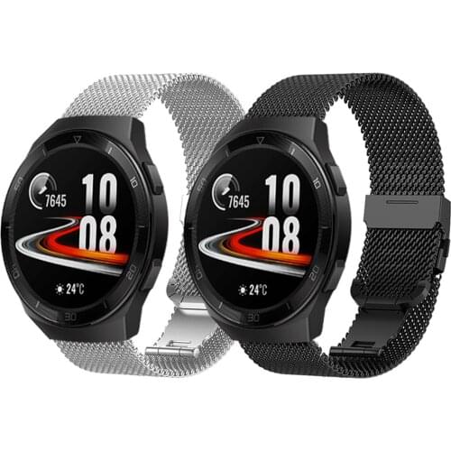 Metal Mesh belt Milanese Strap For Huawei Watch GT 2e watch Strap for Huawei Watch GT2E GT2 Pro 46mm Bracelet Replace Watchbands