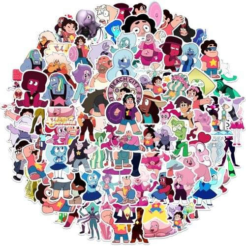 10/50/100PCS Steven Universe Stickers Hydro Flask Sticker Pack for Laptop Luggage Guitar Skateboard Motorcycle Waterproof Decals