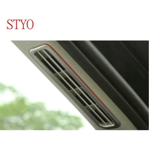 STYO Car Stainless Steel front window A middle air outlet cover Trim For LHD VW ARTEON 2018 2019 CC 2019