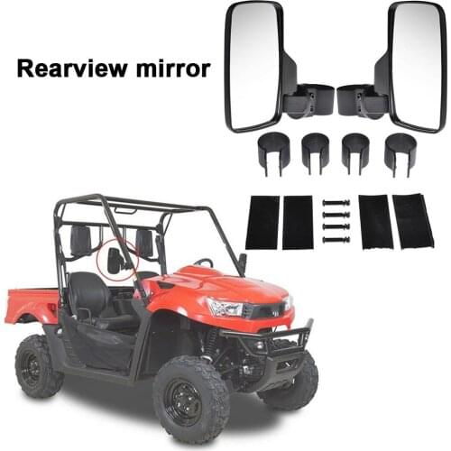 4.25x8inch Rearview Heavy Duty UTV Side Mirrors For Vehicle Racer Modified Handle Black Mirror Beach Buggy Rearview Mirror