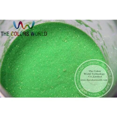 TCR51 Shinning Neon Rainbown Green Color 0.2MM Size Nail Glitter Powder For Nail Art Decoration NailGel Tatto Manual DIY Makeup