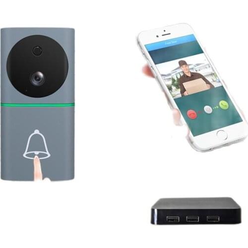 Kinjoin New Design 1080P Battery Powered WiFi Video Doorbell Mobile Phone APP Control Smart WiFi Doorbell Camera
