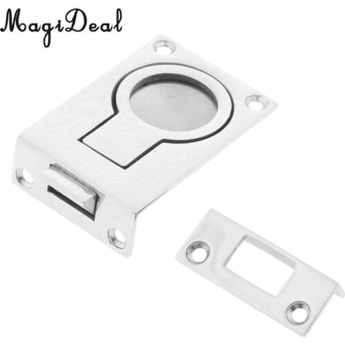 High Quality Marine 316 Stainless Recessed Hatch Pull Buckle Floor Latch Flush Ring Pull for Water Sports Dinghy Yacht Accessory