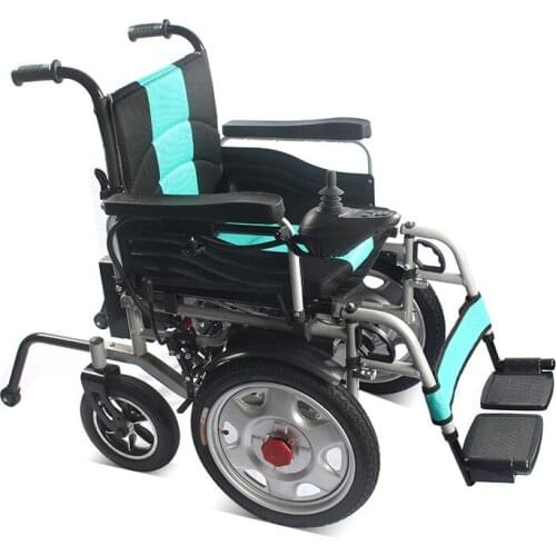 High power full automatic folding electric wheelchair for disabled hemiplegic middle-aged and elderly people