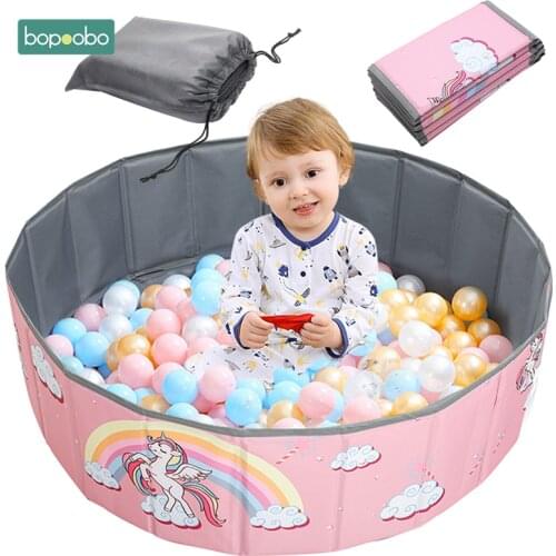 100*30cm Baby Playpen for Children Safety Barrier Pool Balls Foldable Dry Pool Infant Safety Fence for Children Birthday Gifts