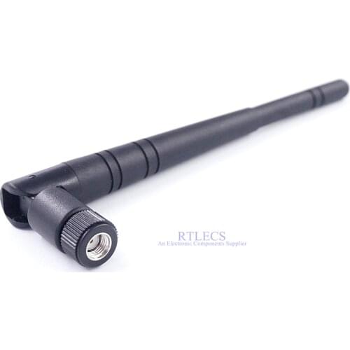 2 pcs DECT 1.9 GHz omni antenna Rubber duck foldable Female SMA Jack Connector 1900Mhz 155mm