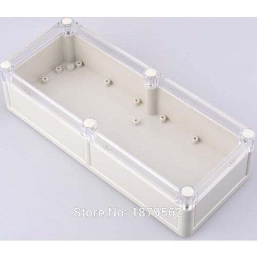 [2 styles] 244*100*59mm waterproof plastic desktop enclosure abs PLC box for electronic project IP68 housing DIY junction box