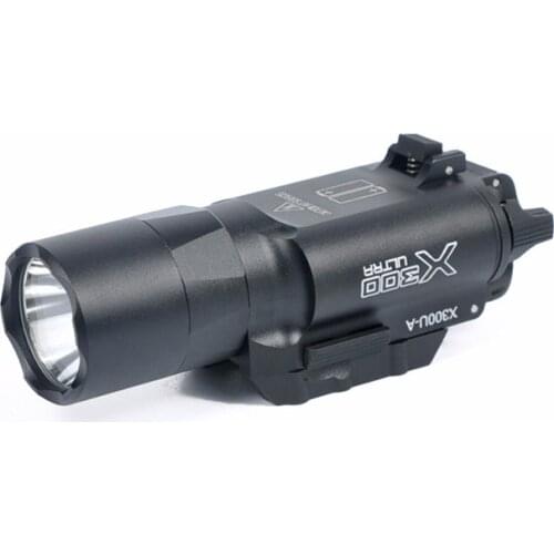 500 Lumens High Output Tactical X 300 Ultra Pistol Gun Light X300U Weapon Light Lanterna Flashlight Glock 1911 Pistol Flashlight