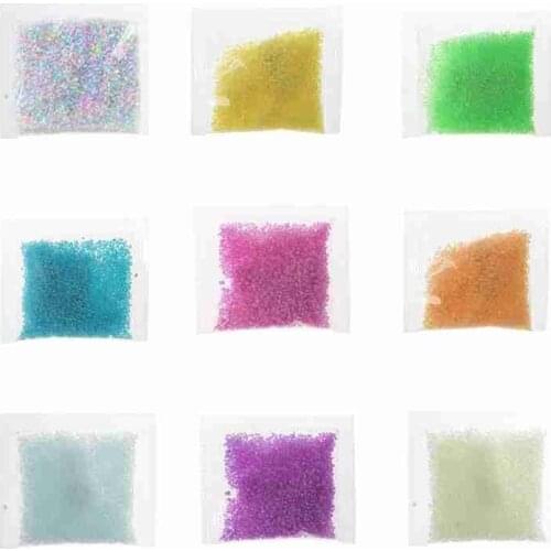 10g DIY Handmade Luminous Sand Epoxy Resin Filling Colorful Paillette Glitter for Resin Making Gravel Circulating Luminous Sand