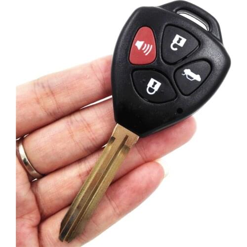 1pcs 3+1 Buttons Remote Key Case Shell for Toyota Highlander Matrix Camry