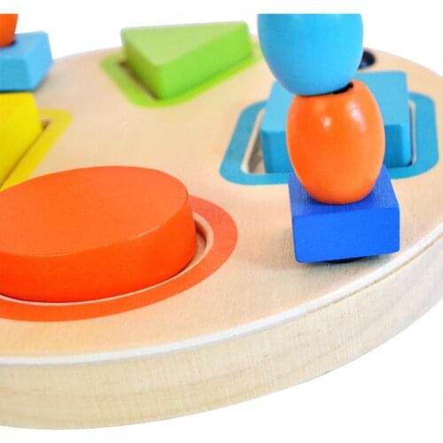 Wooden Beads Circle Toys Preschool Educational Toys for Children Baby