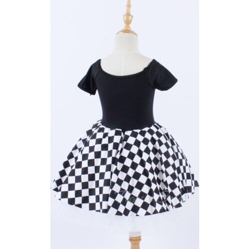 H2691 Children Ballet Dance Dress Girls Professional Performance Show Pompon Costumes Student Competition Dancewear Clothes