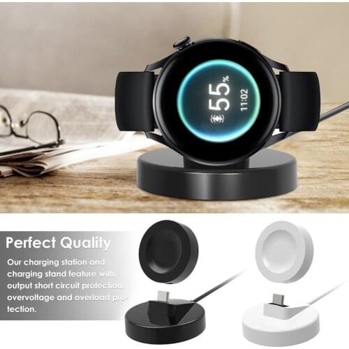 Charger Dock Fast USB Charging Base For Huawei Watch 3 Wireless Charger & Wired Charging Stand Smartwatch Accessories