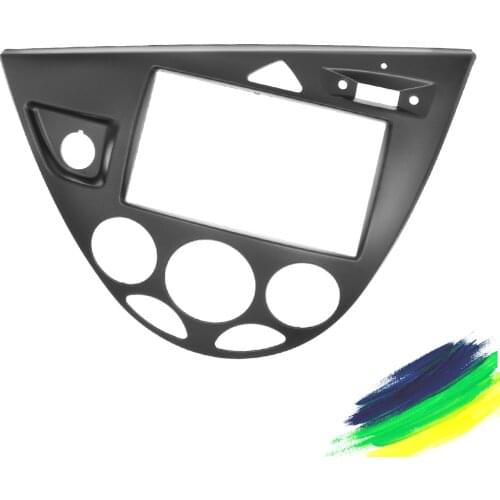 Double 2 Din Fasica for Ford Focus / Fiesta Stereo Panel Radio Refitting Installation Trim Kit Face Frame Bezel