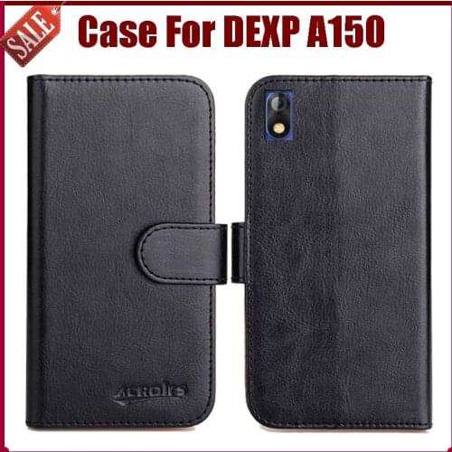Hot Sale! DEXP A150 Case New Arrival 6 Colors High Quality Flip Leather Protective Cover For DEXP A150 Case Phone Bag