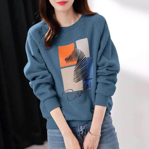 Худи оверсайз Autumn Sweatshirt Woman Oversized Hoodie Korean Fashion Female Coat Winter 2021 Tops O-Neck Women Sweetshirts