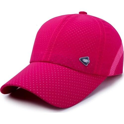 Summer fight network hat Summer new fashion punch breathable quick-drying cap men and women outdoor shade sunscreen baseball cap