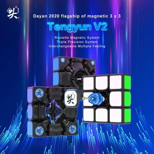 Dayan tengyun 3x3x3 V2 M Magnetic Cube Professional tengyun v2m 3x3 tengyun v2 Magic Speed Cube Puzzle Educational Toys