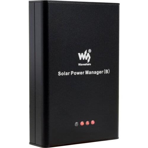 Solar Power Manager, Embedded 10000mAh Li-Po Battery, Supports 6V~24V Solar Panels