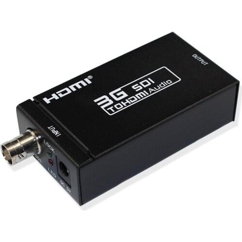 New SDI to HDMI Converter SDI2HDMI Support HD 3G SDI signal to HDMI for CCTV Monitor Camera Free Shipping