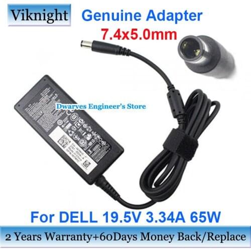 Genuine 19.5V 3.34A 65W AC Adapter Charger For DELL For Dell Inspiron I3541 I3531 I3147 I3542 Series Power Supply 7.4x5.0mm-CP