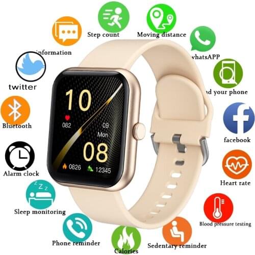 Smart Watch 2021 New Men Women Waterproof Smartwatch Call Reminder Heart Rate Sleep Monitor Pedometer Watch For Android iOS +Box