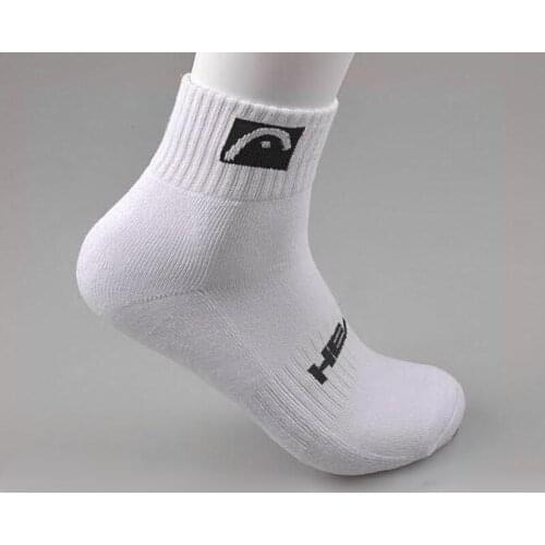 HEAD Tennis Squash Sports Socks Women Men Tennis Badminton Training Gym Knee-High Socks Thick Towel Bottom Cotton Sports Socks