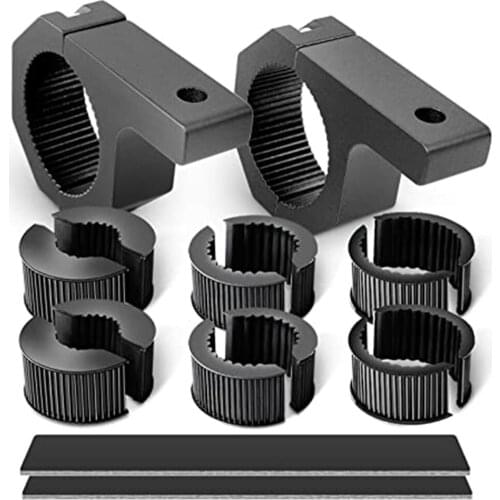 1"/1.5"/1.75"/2" Off-Road ATV UTV Light Bar Mounts Mounting Bracket BarHorizontal Bar Bull Bar Motorcycle LED Headlight Clamp