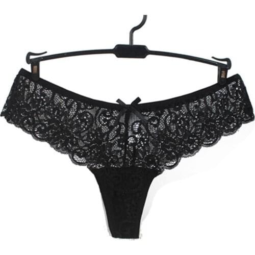 1PCS Sexy Underwear Transparent Thongs T-Back Women Panties Lace G-Strings Ladies Panties Calcinha Tanga Sexy Lingerie