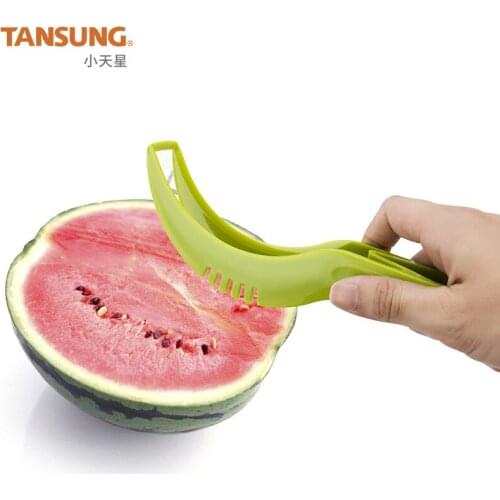 2pcs Plastic watermelon cut cut watermelon artifact kitchen artifact cantaloupe watermelon slicer