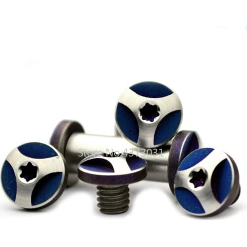 2 Pieces Stainless Steel Plum Screw for Diy Knife Making Material Knife Handle Screw 20 Size for Straight Folding Knife