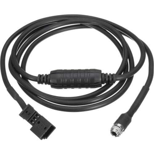 3.5mm 3pin Female Audio Music AUX Cable Input Adapter For BMW BM54 E39 E46 E53 X5