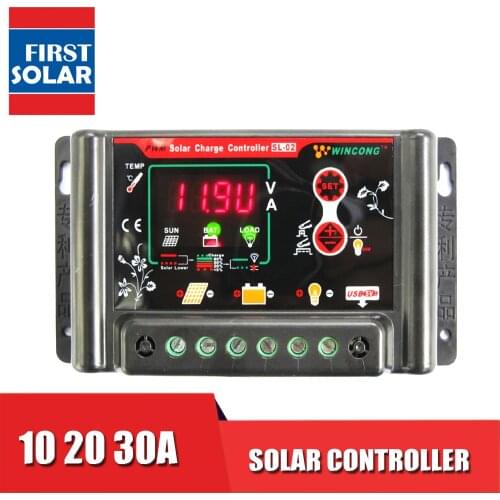 Solar Panel Charge Controllers 30 20 10 A Regulator 12 24 3.7 12.8 11.1 14.8 22.2 25.6 V LI LI-ION NI-MH LiFePO4 Battery