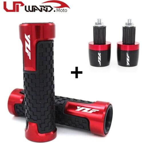 CNC 22MM Motorcycle Handlebar Grips Handle Bar Cap End Plugs For Yamaha YZF R1 YZF R6 YZFR6 YZF R125 YZFR15 R25 YZF R3 YZF R25