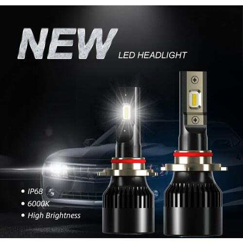 ECAHAYAKU 2Pcs 1905 Car Led Headlight Bulb H1 H4 H7 H11/H8/H9 9005/HB3 9006/HB4 Each Set 60w 6000lm Car Headlamp Fog Lamp Bulb
