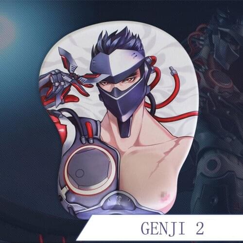 GENJI 3D Oppai Mouse Pad with Wrist Rest Anti-skid