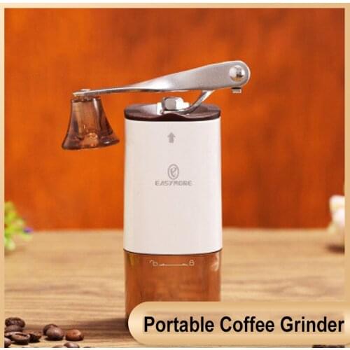 Coffee Grinder Manual Household Outdoor Manual Coffee Machine Removable and Washable Hand Grinder Stainless Steel Grinding Core