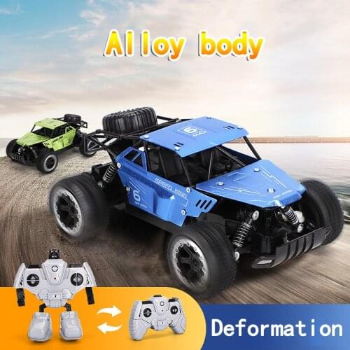 Alloy 1:18 Deformed RC Cars for Adults Toys Boys Remote Control Car Truck Dirt Bike Off-road Vehicles Stunt Drift Children Kids