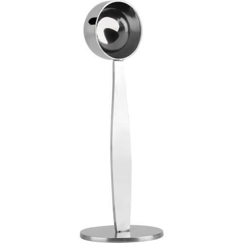 Stainless Steel Coffee Scoop Tea Coffee Measuring Spoon, Measuring and Tamping Coffee Bean Powder Spoon with Long Handle