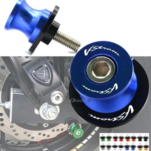 Motorcycle Accessories CNC Aluminum M8 Swingarm Spools Slider Stand Screw For Suzuki DL1000/V-STROM DL650 2002-2016 VSTROM