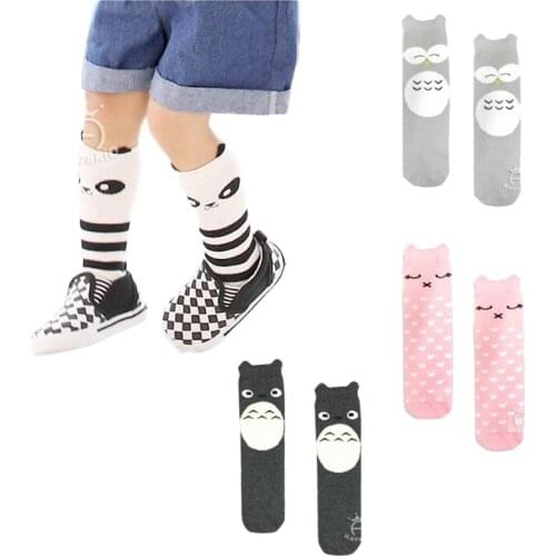New Cartoon Cotton Socks Boy Girl Cute Animal Socks 3d Ears Design Newborn Infant Toddler Sox 4 Pairs/lot