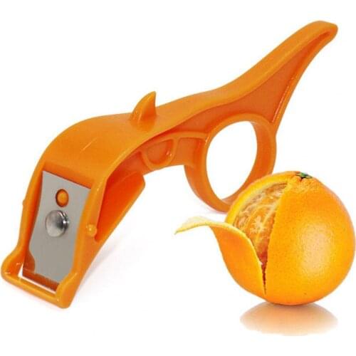 Fruit Peeler Multifunctional Ring Design Plastic Orange Citrus Peeling Cutter Vegetable Cutter Multi Peel Peeler for Home