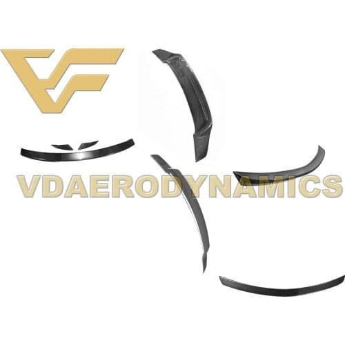 Suitable For 07-14 Benz W204 C Class C180 C200 C250 C280 C300 C350 C63 VAD Carbon Fiber Rear Wing Spoiler
