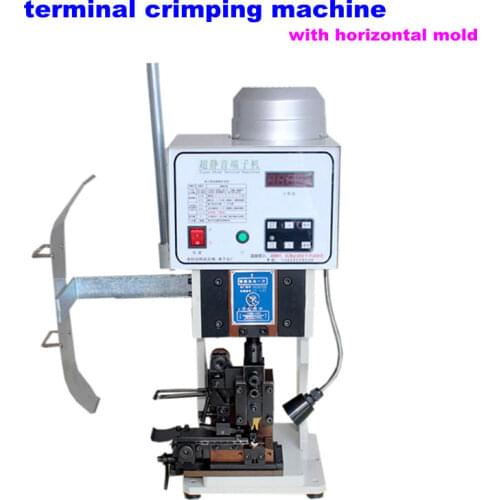 Fully automatic High-speed Terminal Crimping Machine With Vertical Mold Horizontal Mold And Single Grain Mold For Option