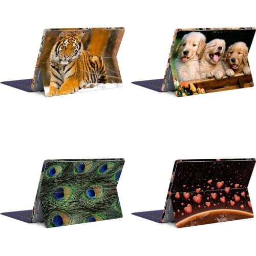 Custom waterproof vinyl laptop stickers die cut shape vinyl decoration laptop stickers decals for Surface pro 3