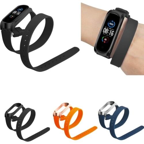 Mi band 5 strap Sport Watch Strap Long Silicone Wristband Bracelet Belt for Xiaomi Mi Band3/4/5 ремешок на mi band 4 Replacement