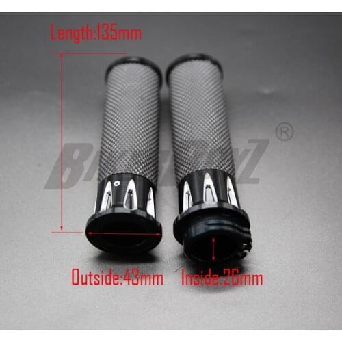 Manopole moto knobs Rubber Handlebar Hand Grip Bar flu for scooter Grips for motorcycle grips Scooter handle