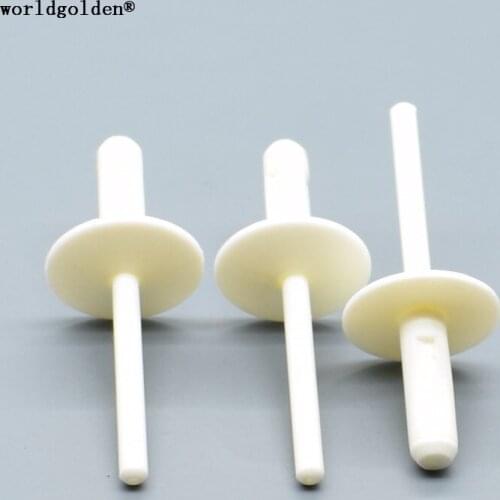 Worldgolden 100pcs auto fasteners Blind Rivet for BMW#517170029532 white color