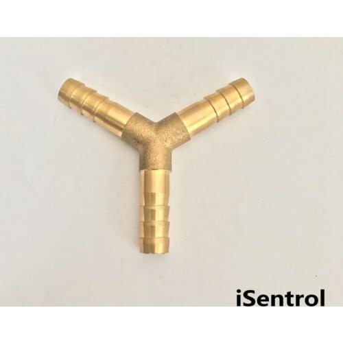 Y Style Brass Tee 6mm Hose Barb Equal iSentrol Fittings